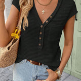Camiseta de Malha Waffle