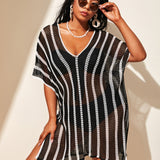 Saída de Praia Plus Size Oversized
