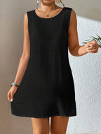 Vestido Saída de Praia com Decote U e Costas Abertas - La Lecce
