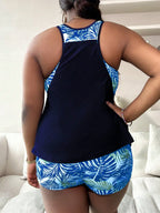 Tankini Plus Size Decote U