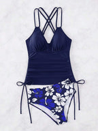 Biquíni Tankini Hibiscus Wave