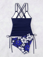 Biquíni Tankini Hibiscus Wave