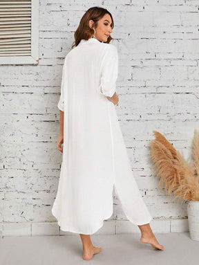 Saída de Praia Camisa Breeze Linho