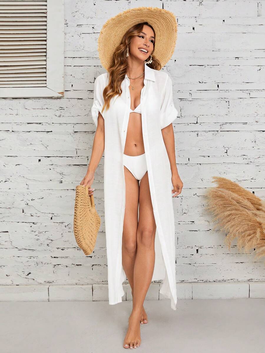 Saída de Praia Camisa Breeze Linho