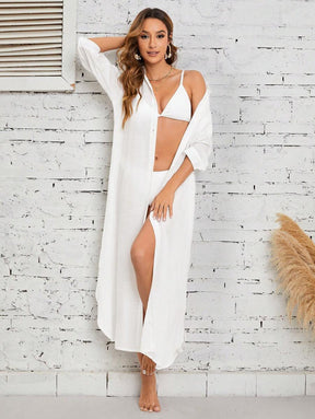 Saída de Praia Camisa Breeze Linho