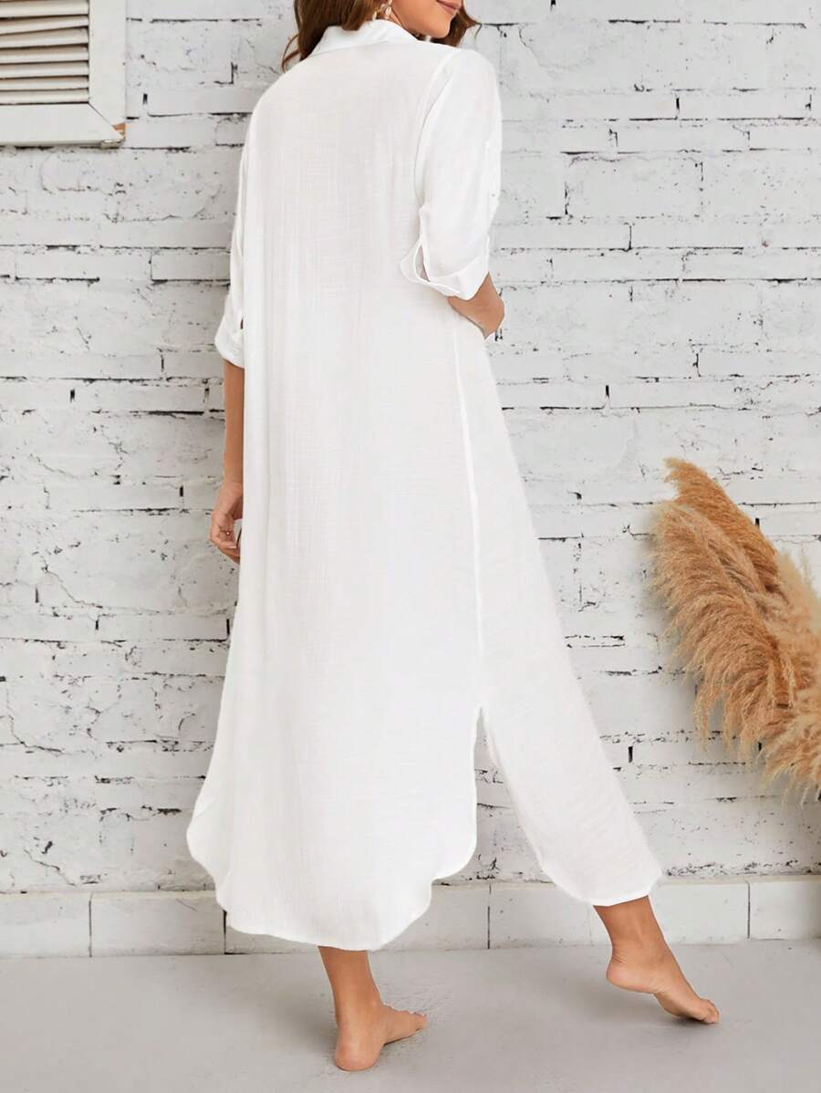 Saída de Praia Camisa Breeze Linho