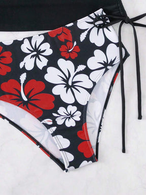 Biquíni Tankini Hibiscus Wave