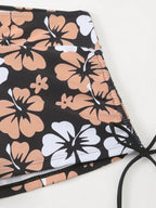 Conjunto Praia Floral Wave 3 Peças