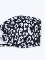 Conjunto de Biquíni 3 Peças Estampa de Leopardo com Saia