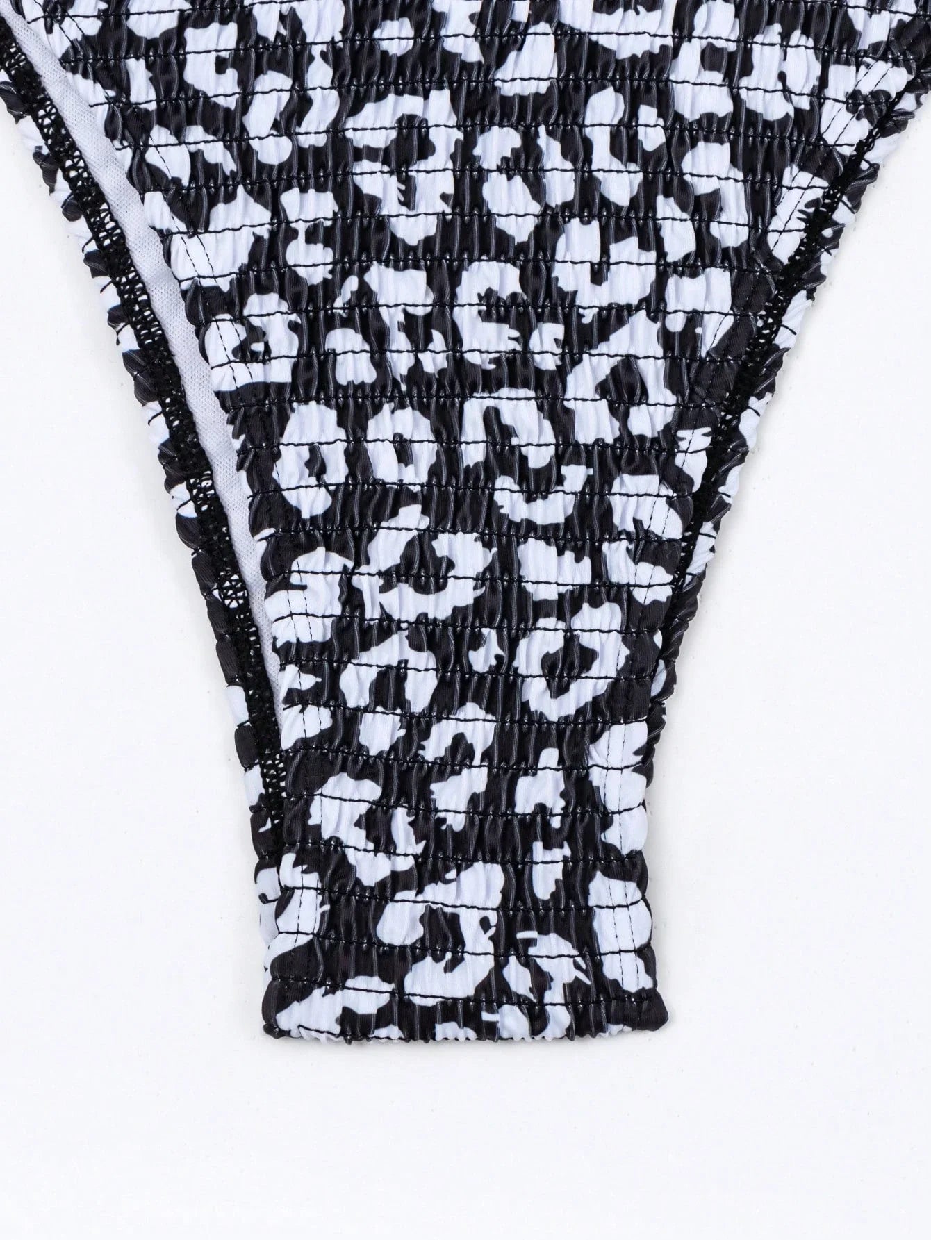 Conjunto de Biquíni 3 Peças Bandeau com Saia Tropical