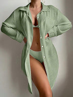 Saída de Praia Linen Breeze