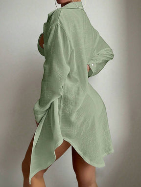 Saída de Praia Linen Breeze