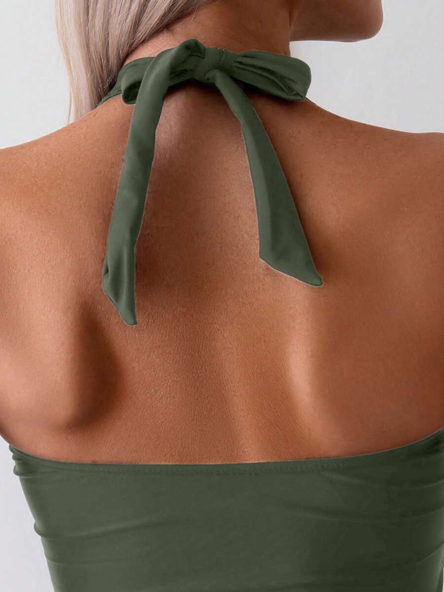 Maiô Halter Knot Elegance
