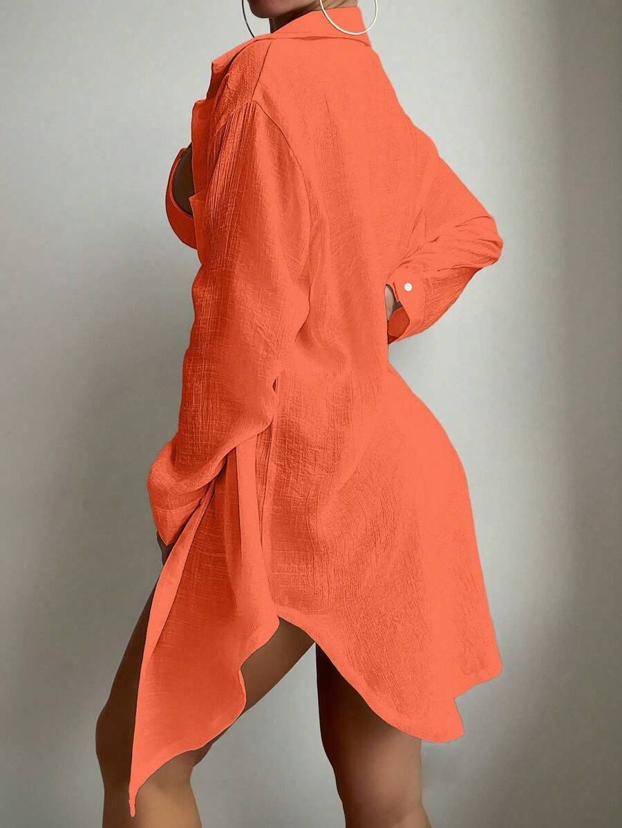 Saída de Praia Linen Breeze