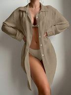 Saída de Praia Linen Breeze
