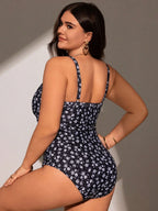 Maiô Plus Size Boho com Alças Grossas