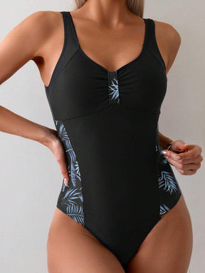 Maiô Modelador Tropical Lines