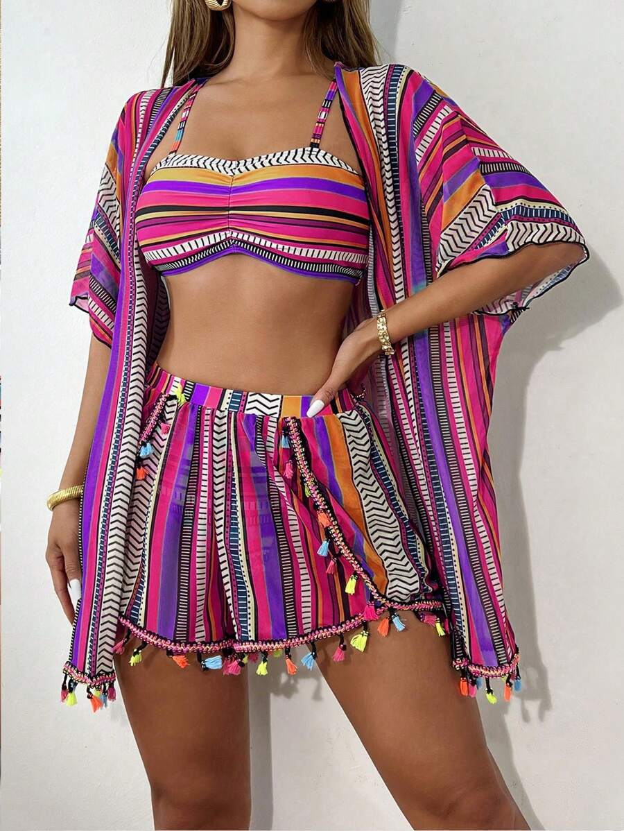 Conjunto Praia Summer Vibes 3 Peças