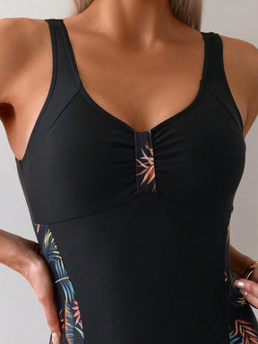 Maiô Modelador Tropical Lines