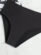Tankini com Decote V e Costas Abertas