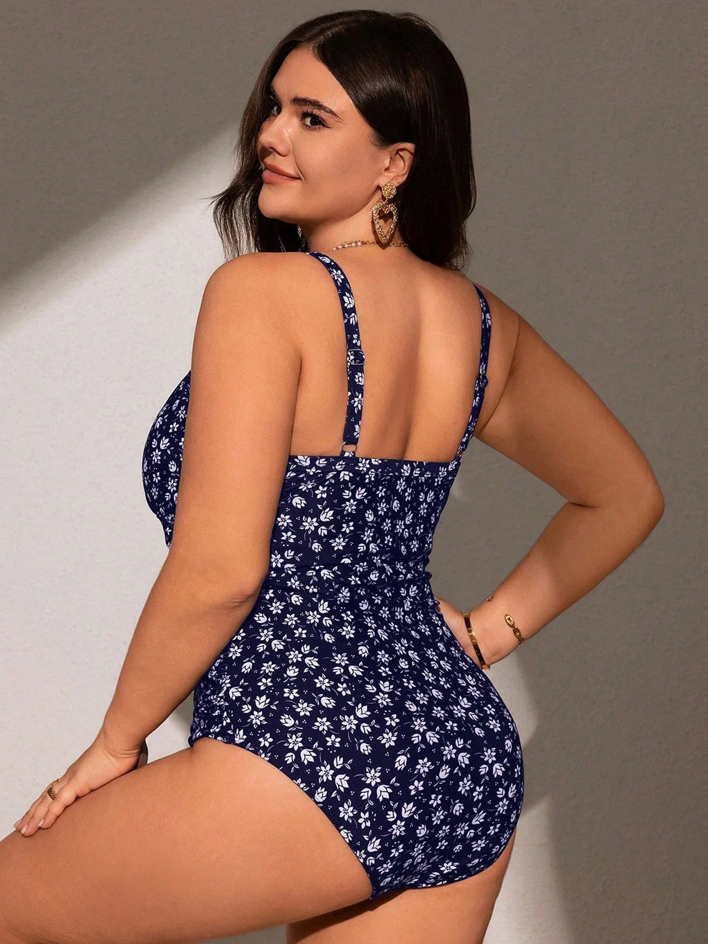 Maiô Plus Size Boho com Alças Grossas