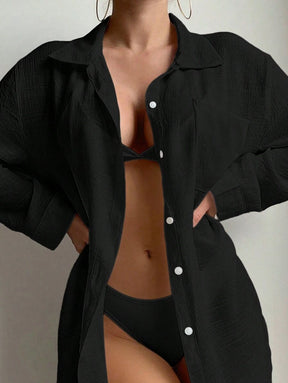 Saída de Praia Linen Breeze