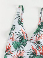 Tankini com Decote V e Costas Abertas