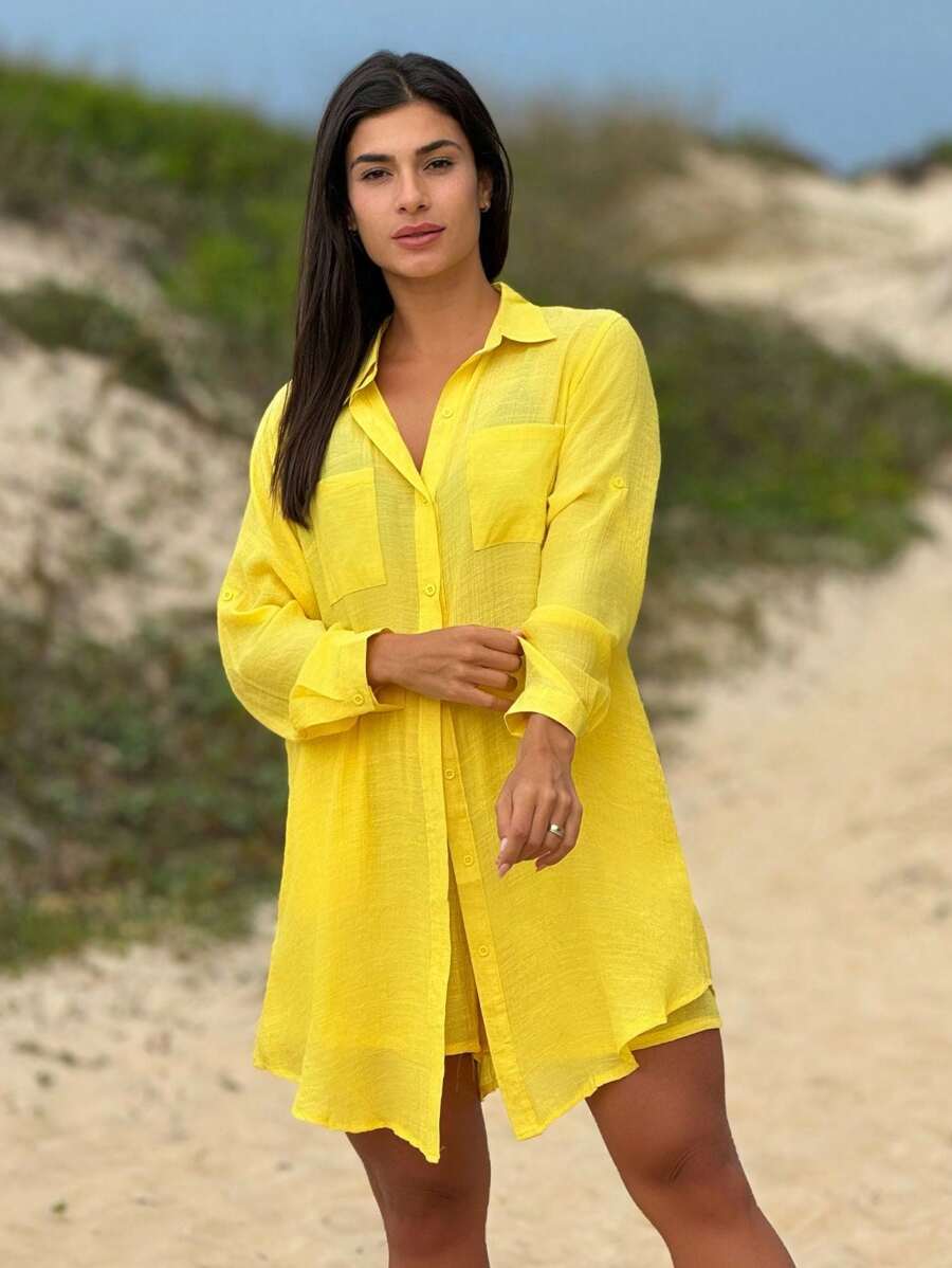 Conjunto Camisão e Short Cor Sólida