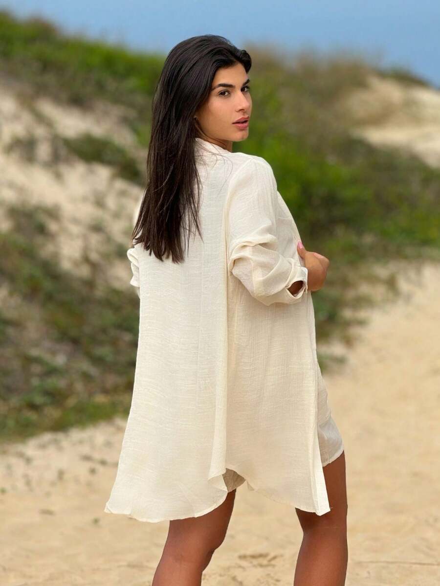 Conjunto Camisão e Short Cor Sólida