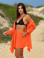 Conjunto Camisão e Short Cor Sólida