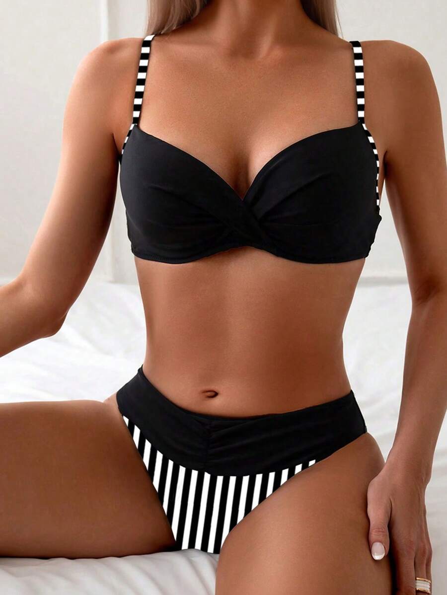 Biquíni Listrado Riviera Chic