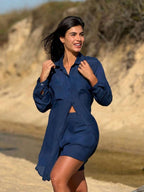 Conjunto Camisão e Short Cor Sólida