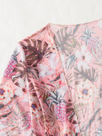Conjunto de Biquíni 3 Peças Estampa Tropical