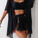 Conjunto Praia Ibiza 4 Peças