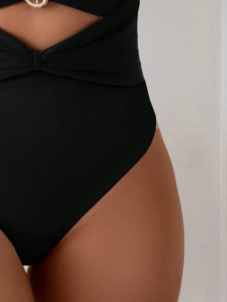 Maiô Glamour Wave Cutout