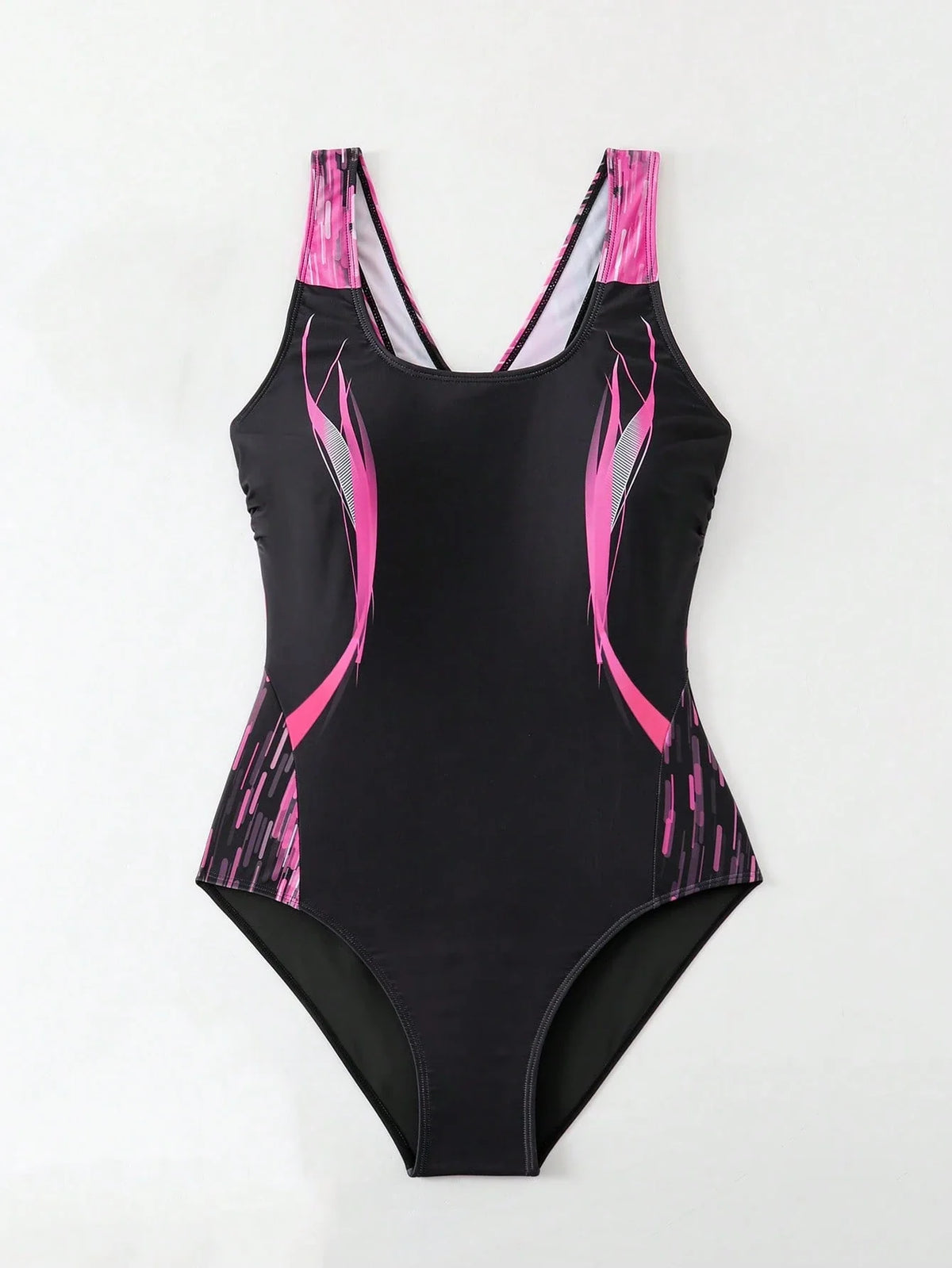 Maiô Plus Size Decote U Esportivo