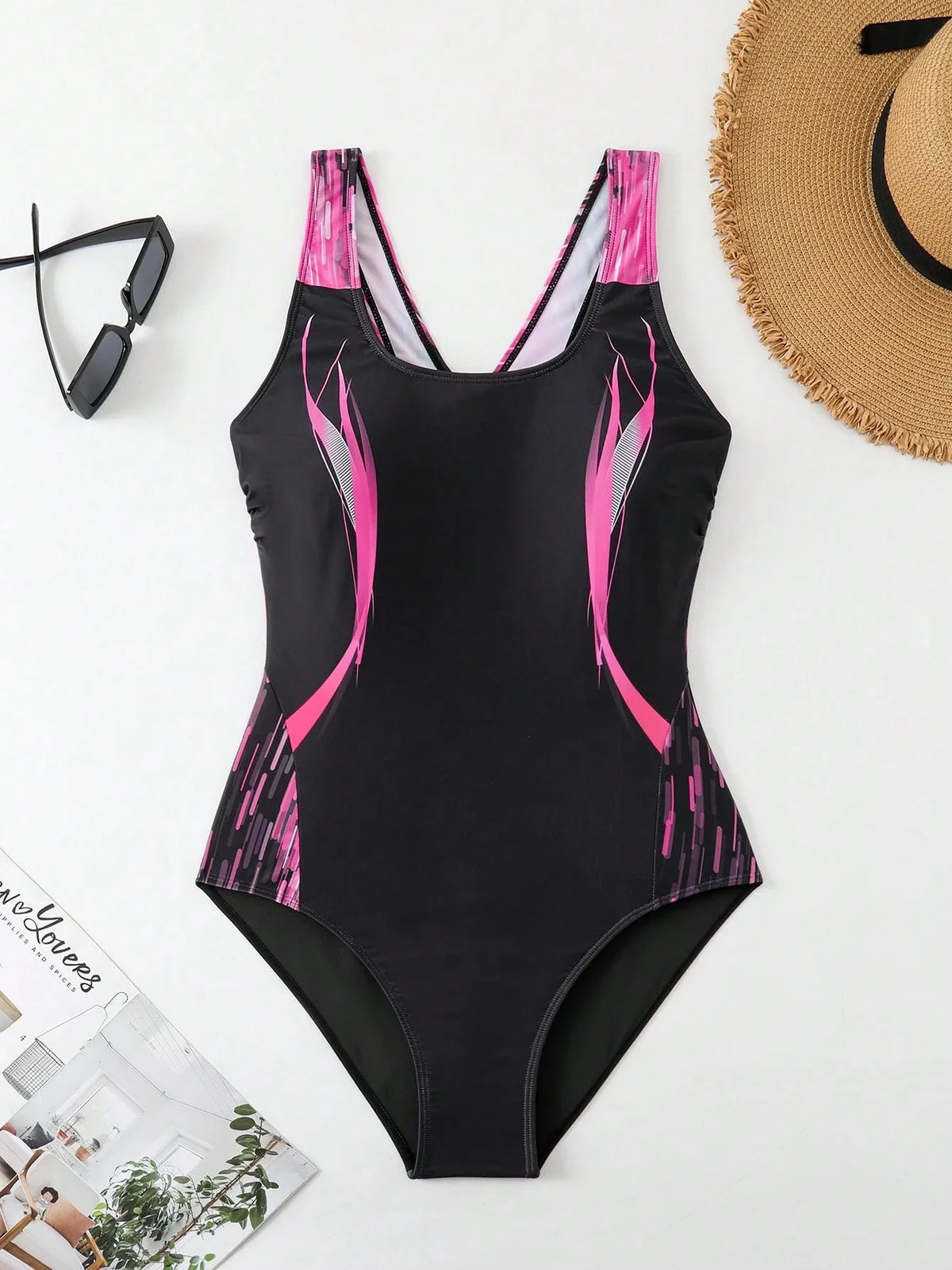 Maiô Plus Size Decote U Esportivo