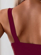 Maiô One Shoulder Golden Detail