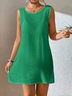 Vestido Saída de Praia com Decote U e Costas Abertas - La Lecce