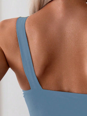 Maiô One Shoulder Golden Detail