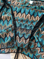 Conjunto de Biquíni Frente-Única com Tie Back 3 Peças