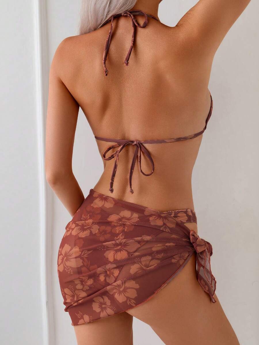 Biquíni Floral Capri 3 Peças