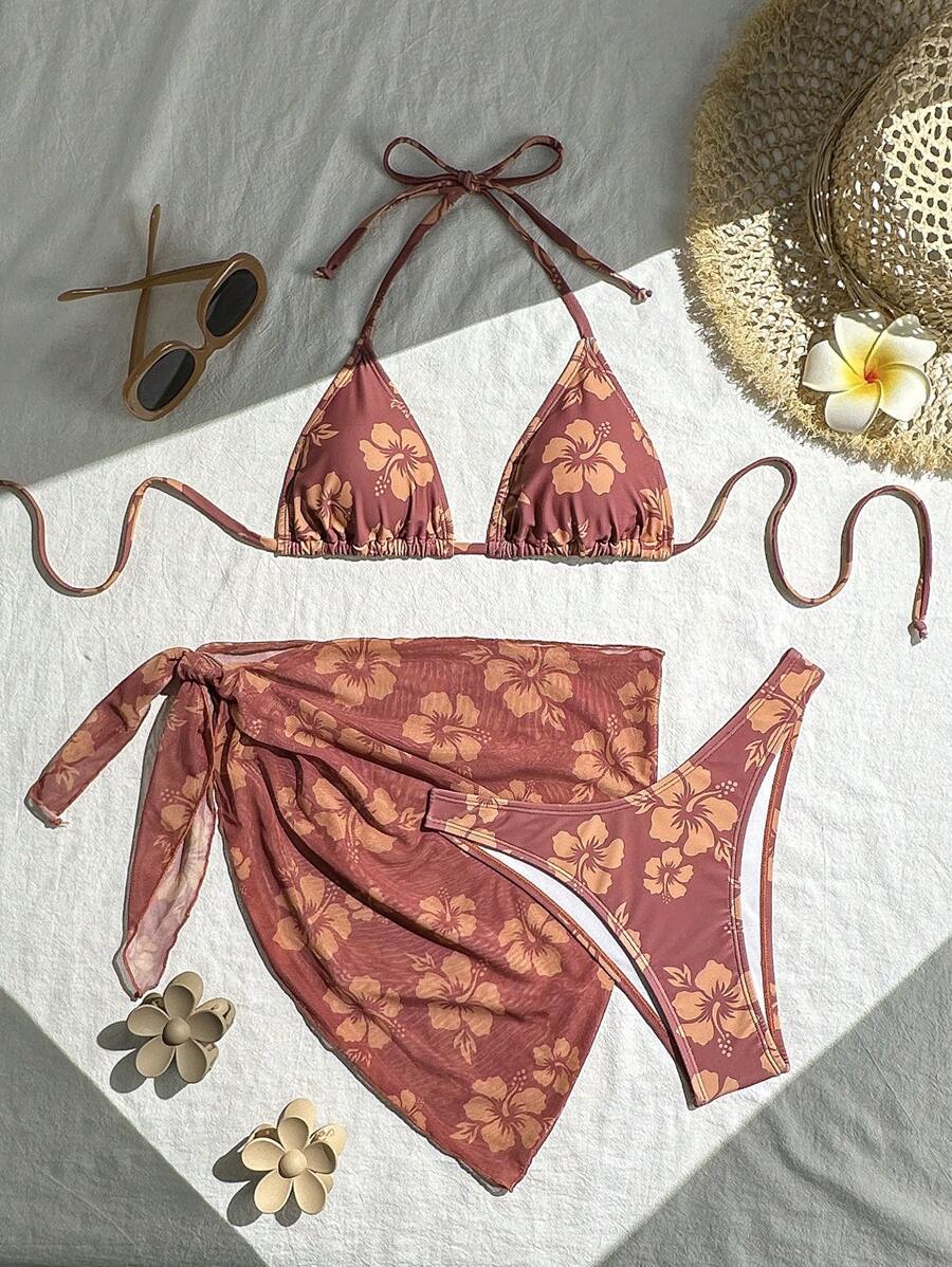 Biquíni Floral Capri 3 Peças