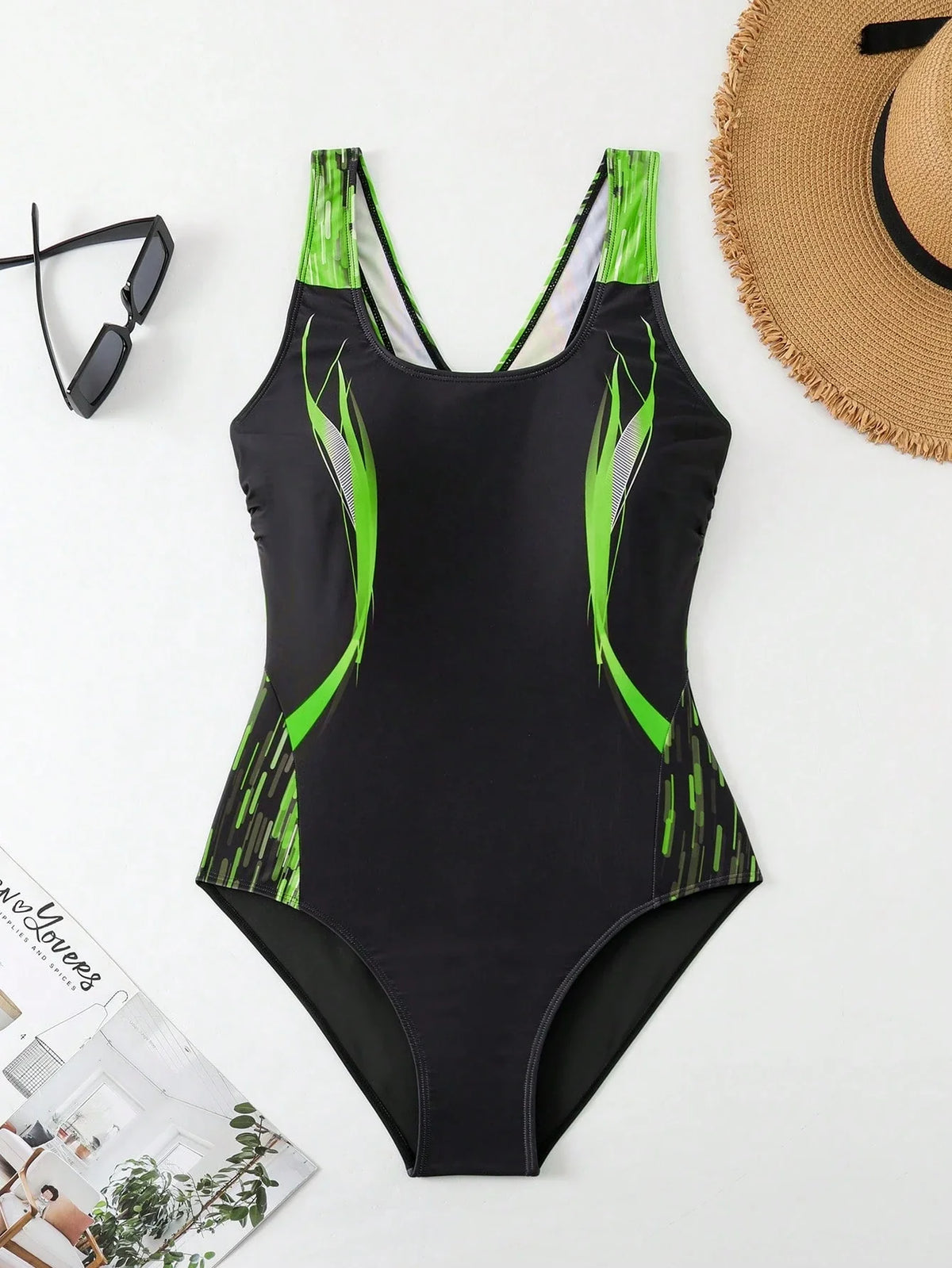 Maiô Plus Size Decote U Esportivo