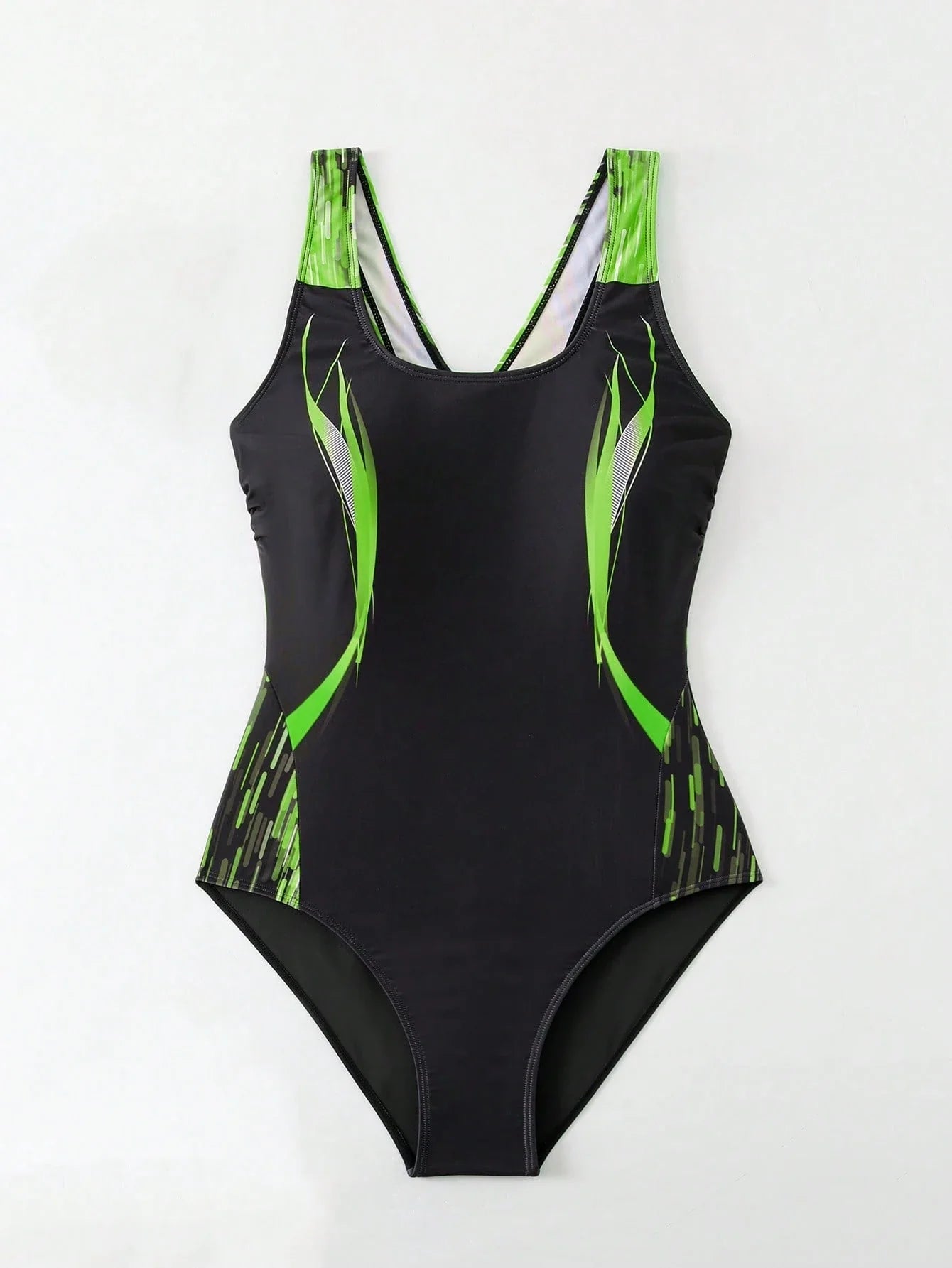 Maiô Plus Size Decote U Esportivo