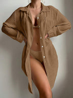Saída de Praia Linen Breeze