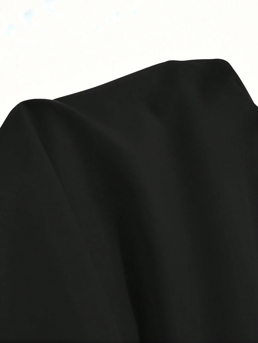 Vestido Maxi Frente Única com Laço e Bainha Assimétrica - La Lecce