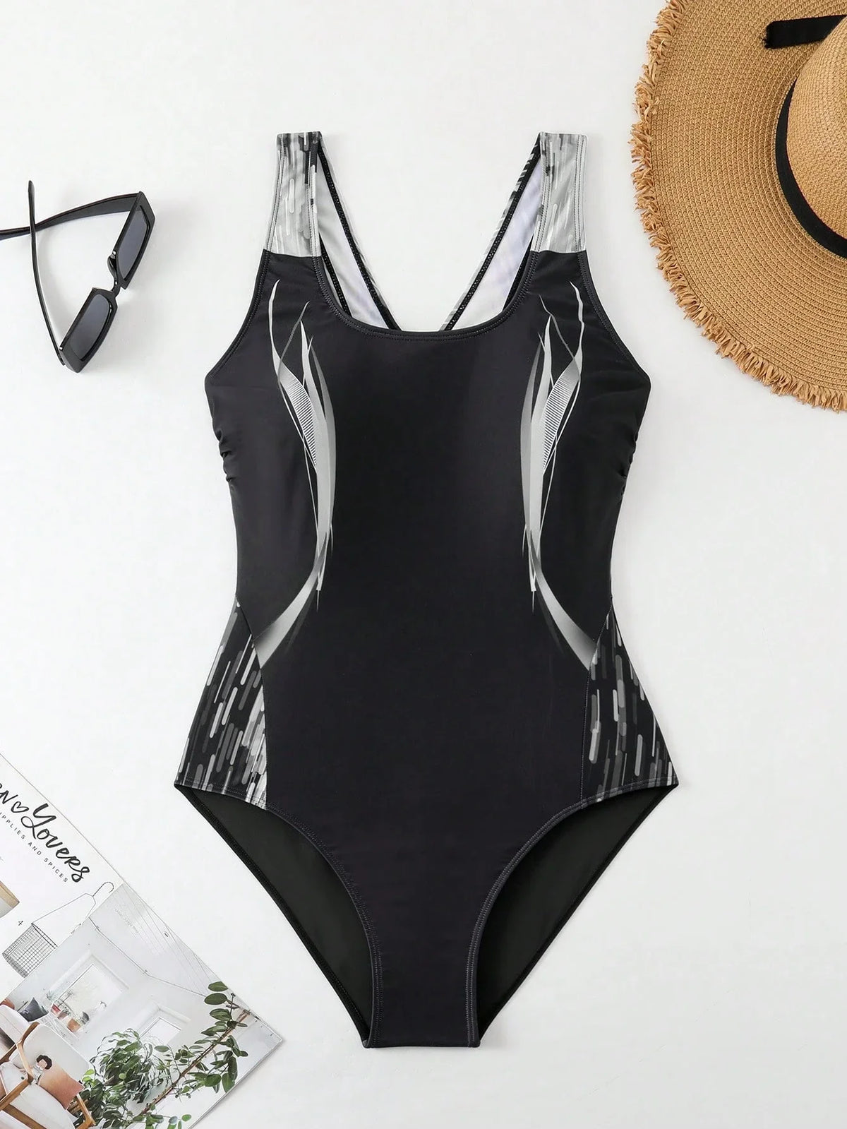 Maiô Plus Size Decote U Esportivo