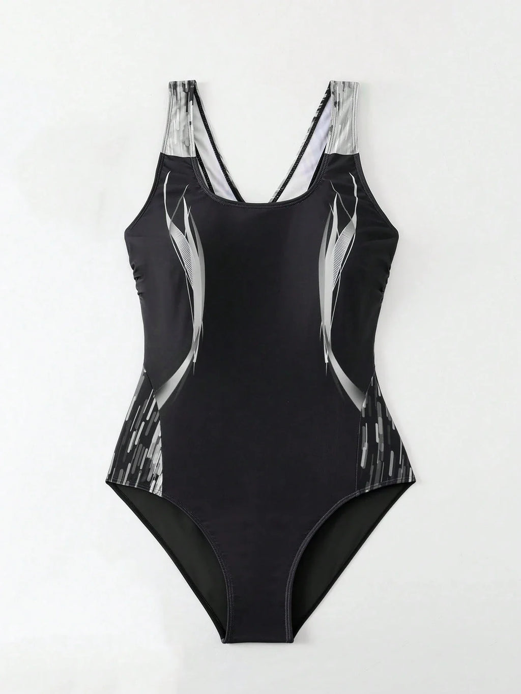 Maiô Plus Size Decote U Esportivo