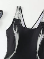 Maiô Plus Size Decote U Esportivo